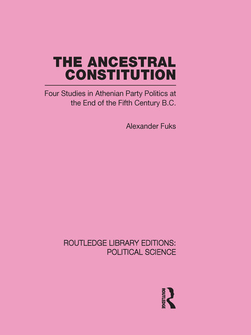 Title details for The Ancestral Constitution (Routledge Library Editions by Alexander Fuks - Available